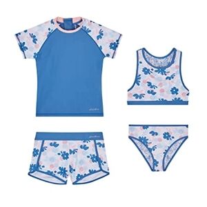 Eddie Bauer Kids Swim Set in Blue and Pink Floral